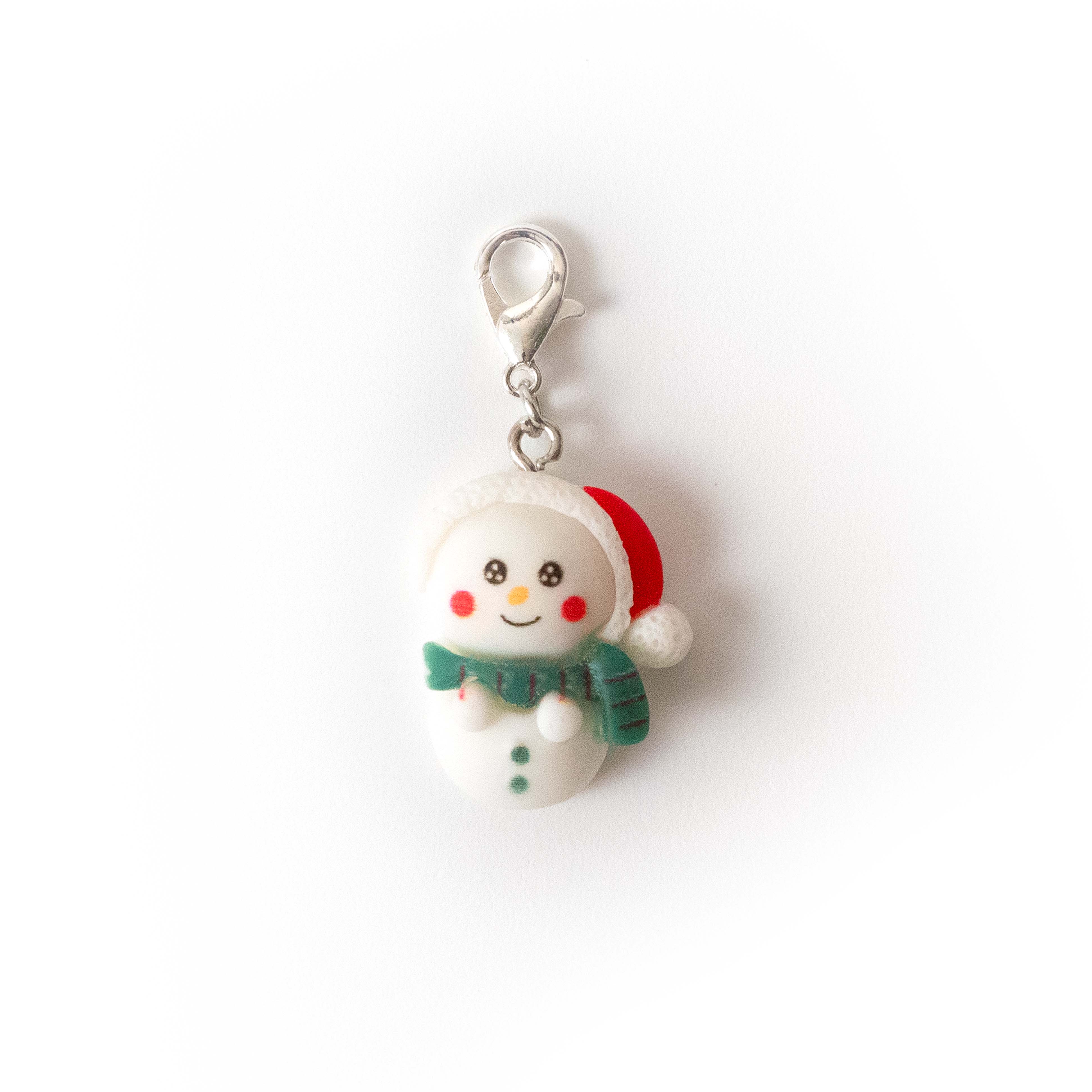 Sweet Snowman Charm Badge Reel Add-on - - Topperswap