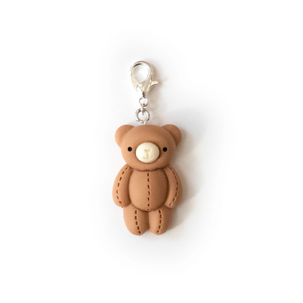 Teddy Bear Charm Badge Reel Add-on - - Topperswap