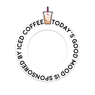 Sponsored By Iced Coffee Swapfinity Swapper Frame