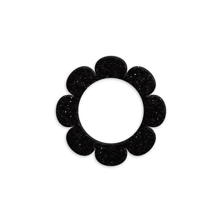 Sparkly Black Flower Swapfinity Swapper Frame
