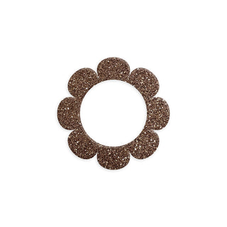 Sparkly Brown Flower Swapfinity Swapper Frame