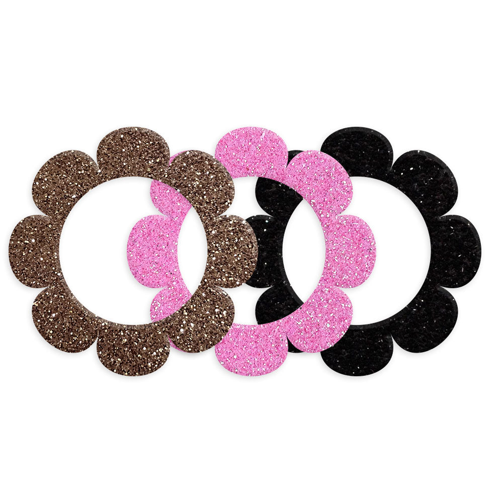 Sparkly Flower Bouquet Swapfinity Swapper Frame 3-Pack (Save 5%) - - Topperswap