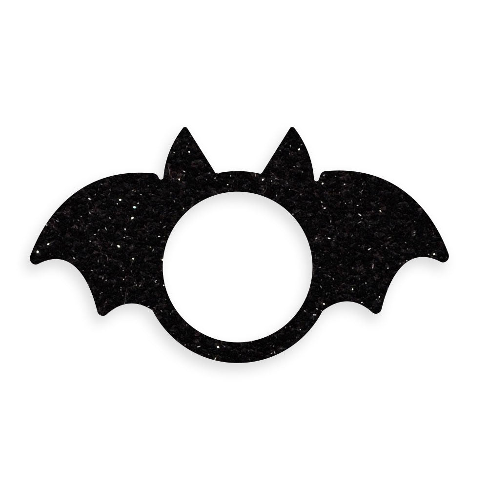 Sparkly Bat Wings Swapfinity Swapper Frame - Black - - Topperswap