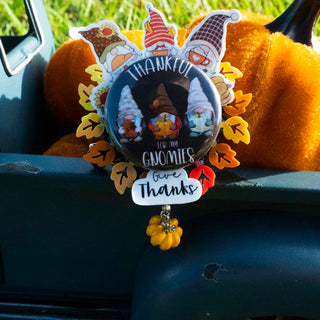 Give Thanks Thanksgiving Gnomes Swapfinity Swapper Frame