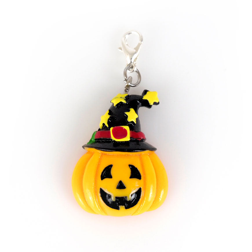 Jack-O-Lantern Charm Badge Reel Add-on - Vault - - Topperswap