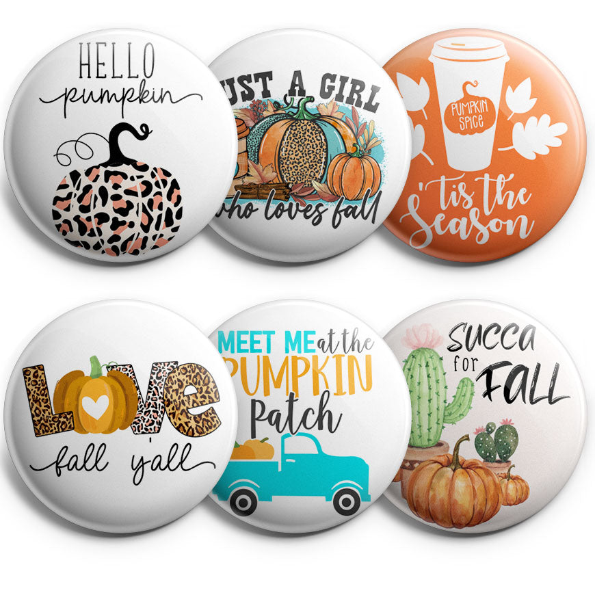 Fall Trendy Pumpkins 6-Pack (Save 15%) - - Topperswap