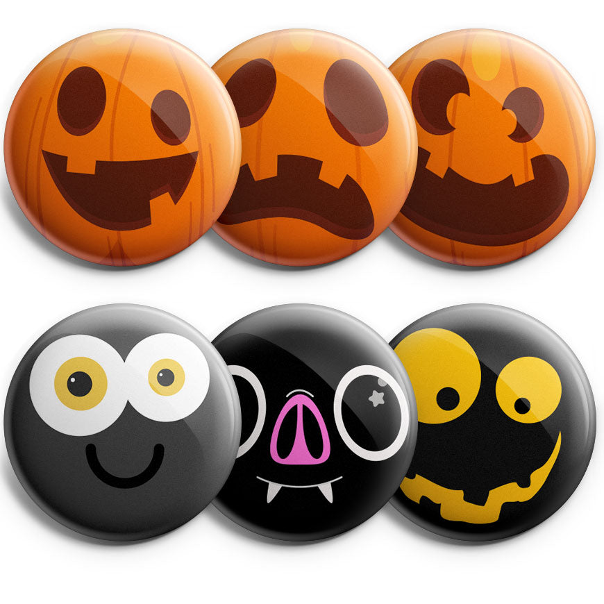 Silly Halloween Faces 6-Pack (Save 15%) - - Topperswap