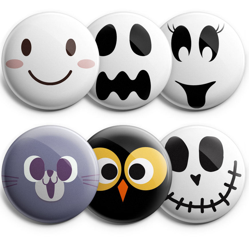 Halloween Faces 6-Pack (Save 15%) - - Topperswap