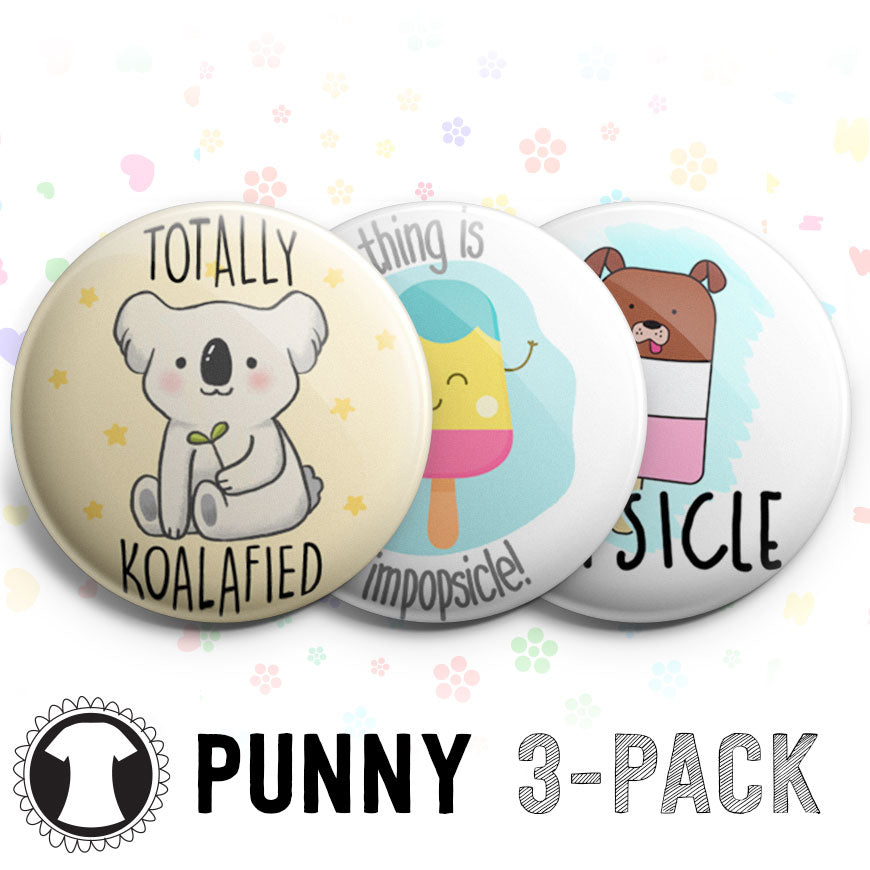 Punny 3-Pack (Save 5%) - - Topperswap