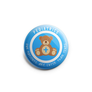 Pediatric Blue Teddy Bear Topper