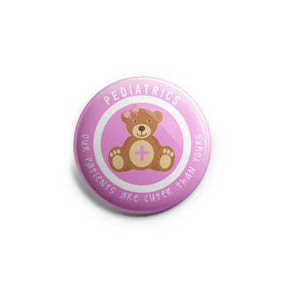 Pediatric Pink Teddy Bear Topper