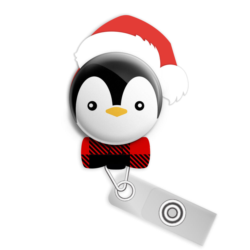Waddles the Penguin Starter Bundle (Save 5%) • Cute Penguin Winter Retractable Magnetic ID Badge Reel, ID Holder • Swapfinity - - Topperswap