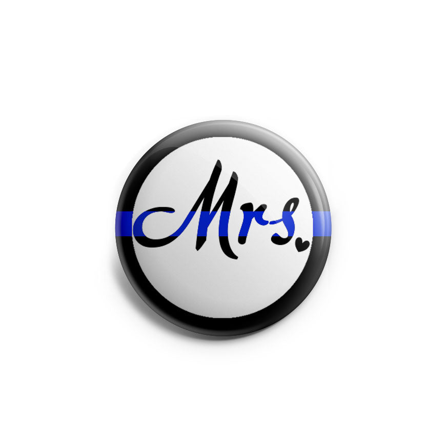 Mrs. Thin Blue Line - Police Wife Topper - - Topperswap