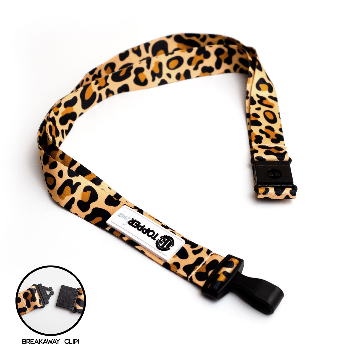 Leopard Print Breakaway Lanyard - - Topperswap