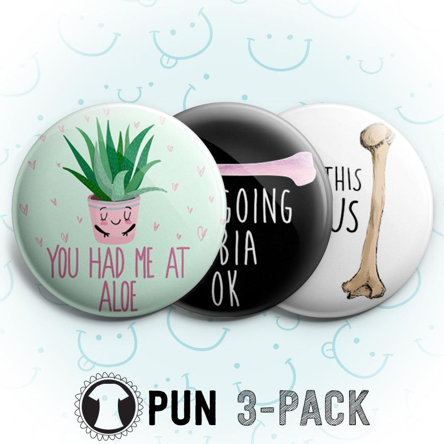 Pun 3-Pack (Save 5%) - - Topperswap