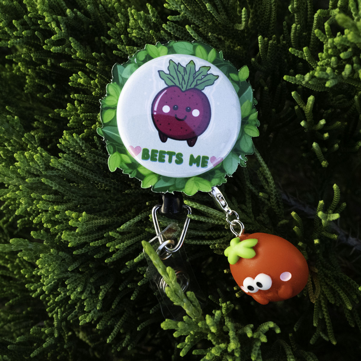 Silly Tomato Charm Badge Reel Add-on - - Topperswap