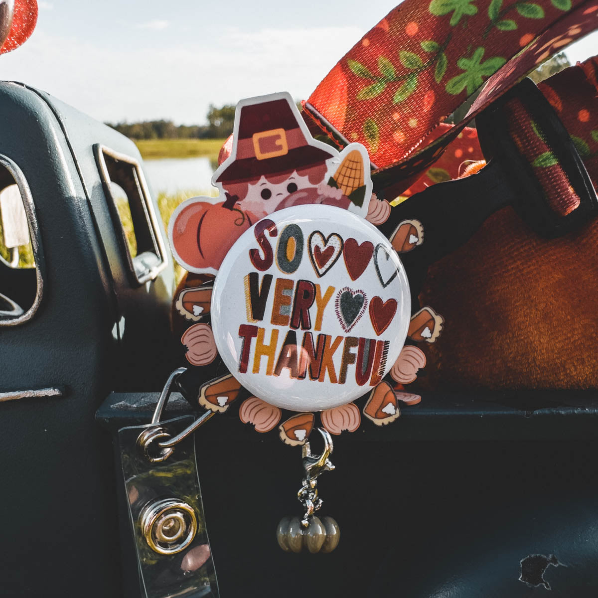 Fall is in the Air Breakaway Lanyard - - Topperswap