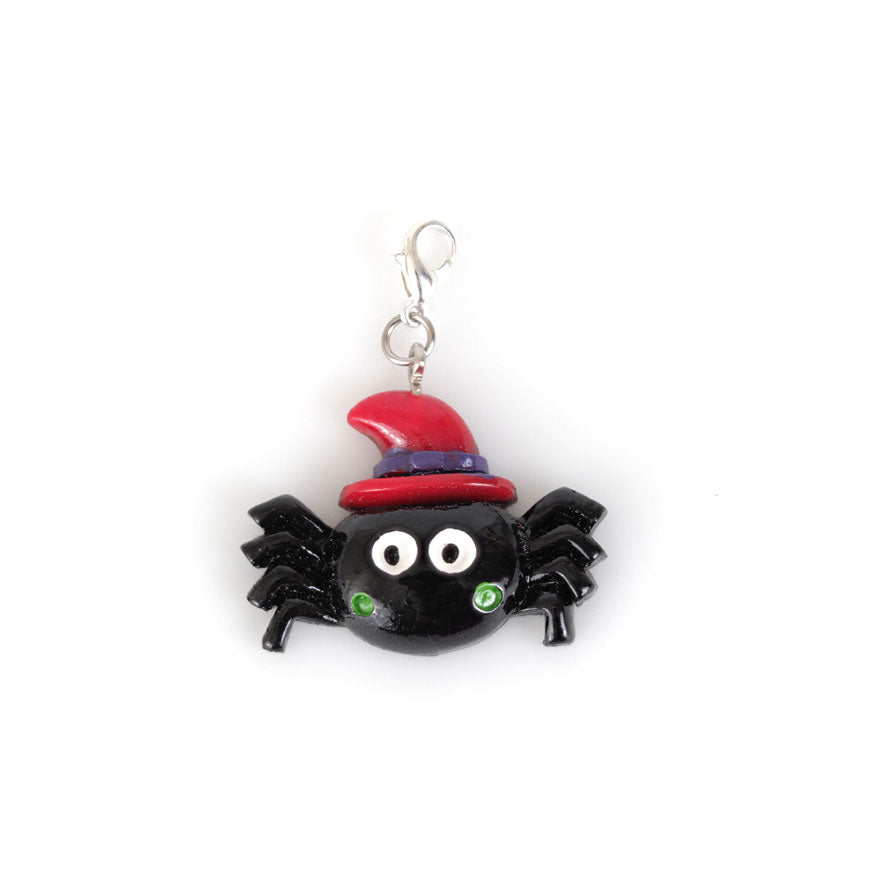 Spooky Spider Charm Badge Reel Add-on - Vault - - Topperswap