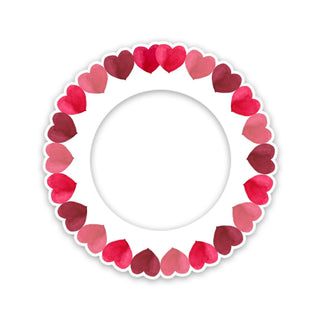 Watercolor Hearts Swapfinity Swapper Frame