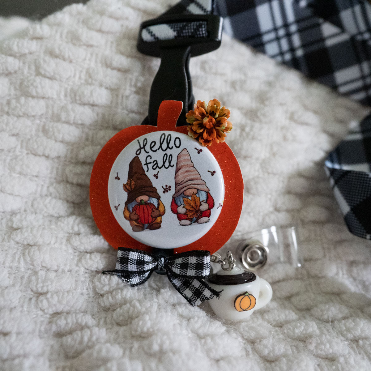 Buffalo Plaid Ribbon Embellishment Swapfinity Swapper Frame - - Topperswap