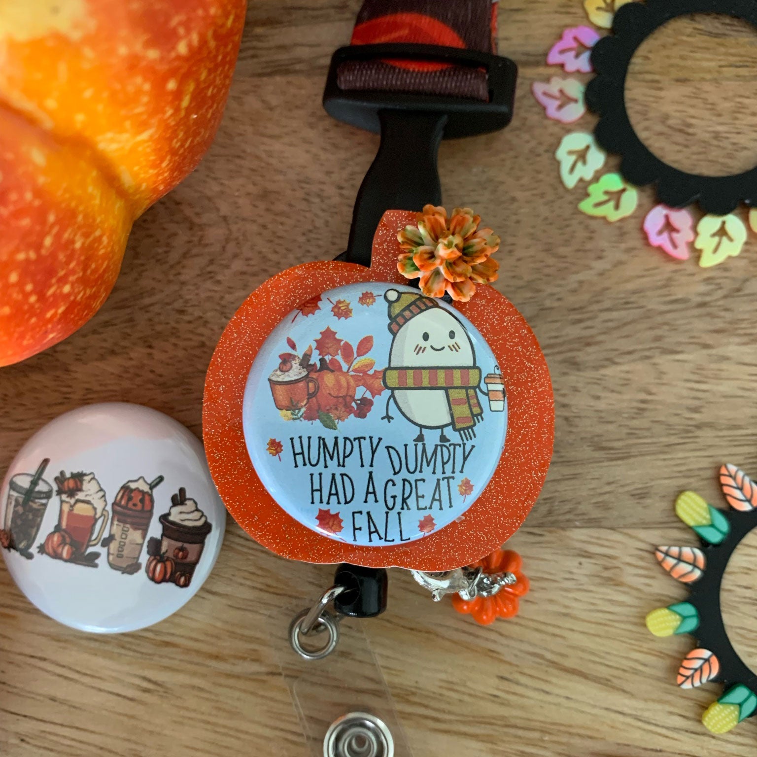 Glitter Pumpkin Swapfinity Swapper Frame - - Topperswap