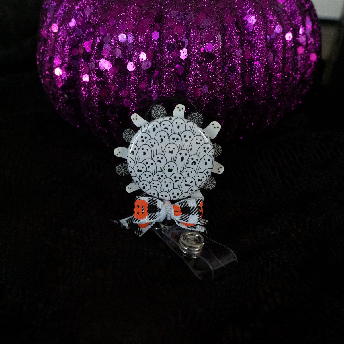 Pumpkin Plaid Bow Swapfinity Swapper Frame - - Topperswap