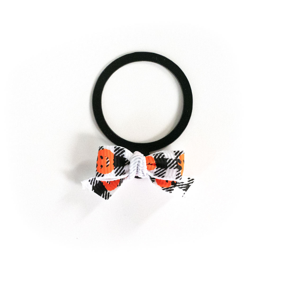 Pumpkin Plaid Bow Swapfinity Swapper Frame - - Topperswap
