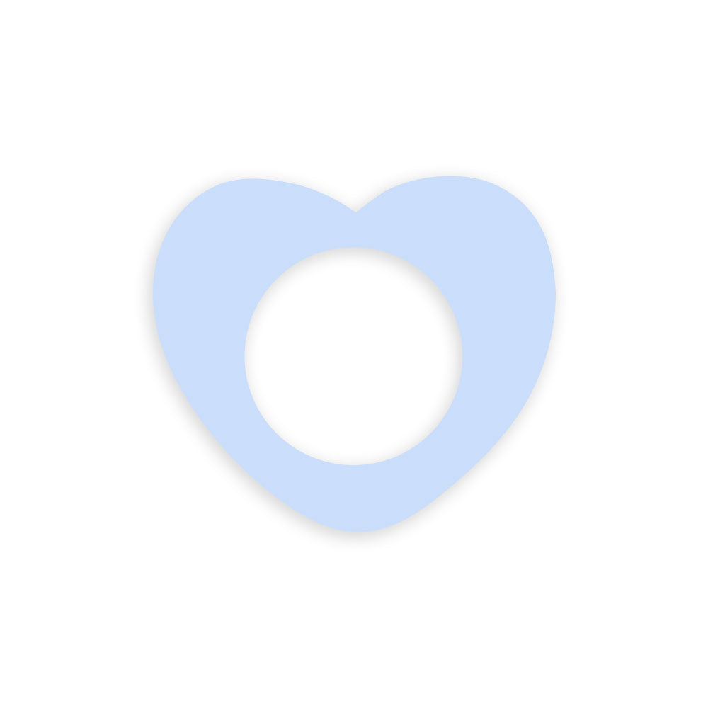 Pastel Blue Heart Swapfinity Swapper Frame - - Topperswap