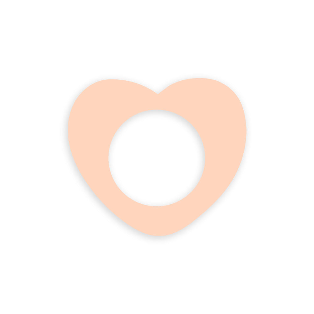 Pastel Pink Heart Swapfinity Swapper Frame - - Topperswap