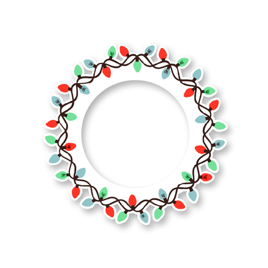 Christmas Lights Swapfinity Swapper Frame - - Topperswap