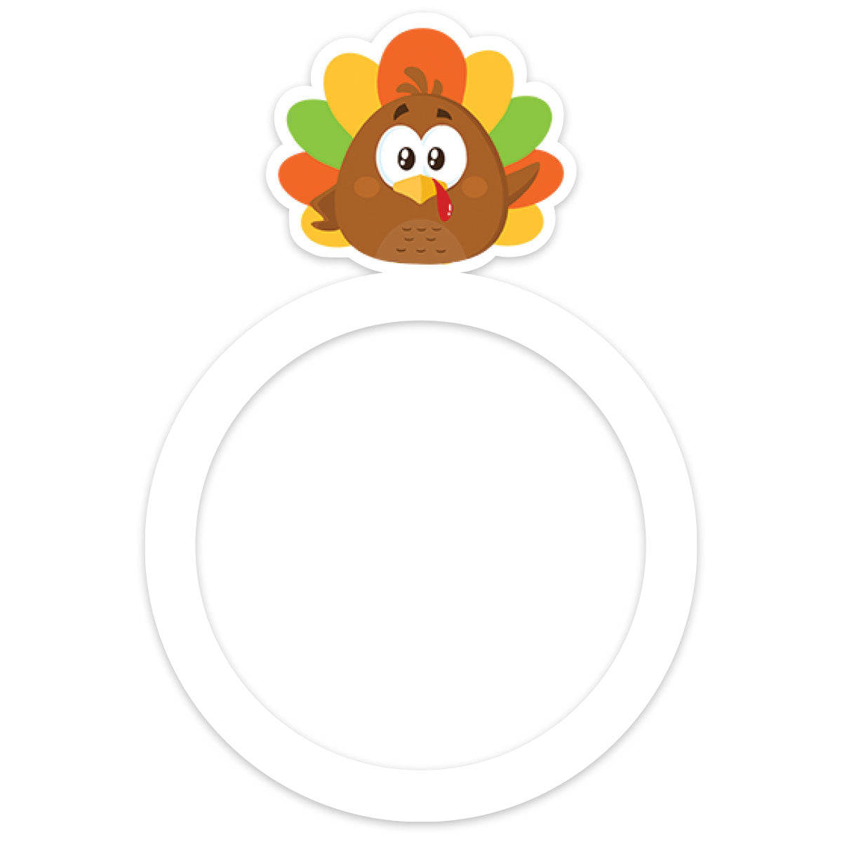 Gobbler Gus Embellishment Swapfinity Swapper Frame - - Topperswap