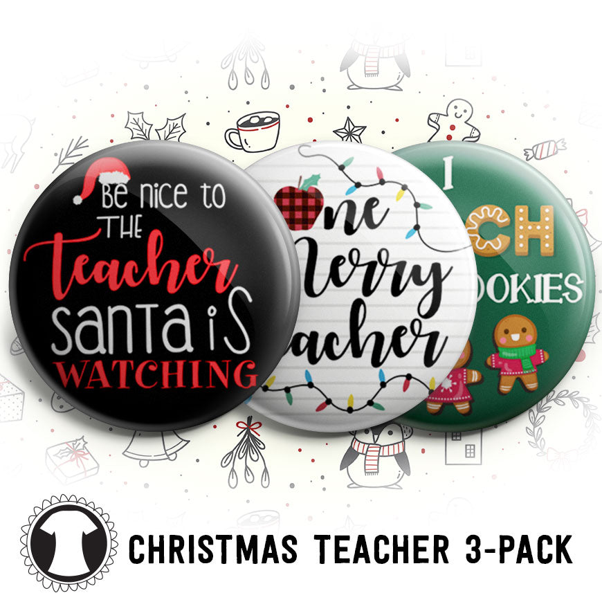 Christmas Teacher 3-Pack - (Save 5%) - - Topperswap