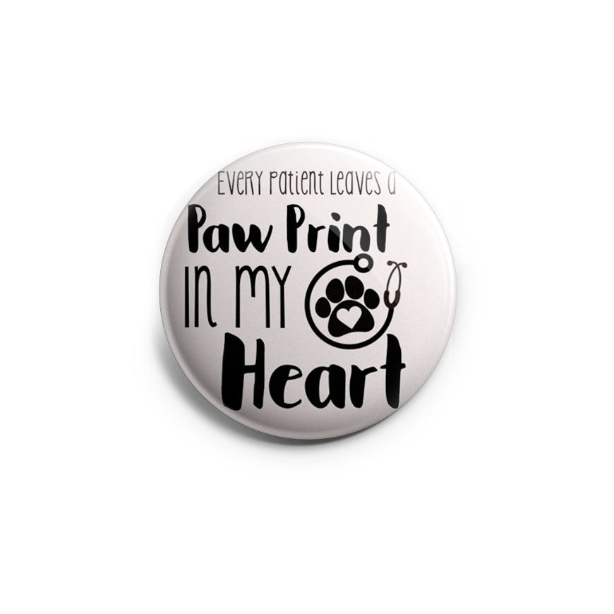 Paw Print Heart Topper - - Topperswap
