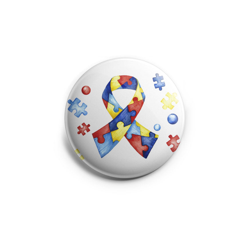 Autism Ribbon Topper - Classic Shine - Topperswap