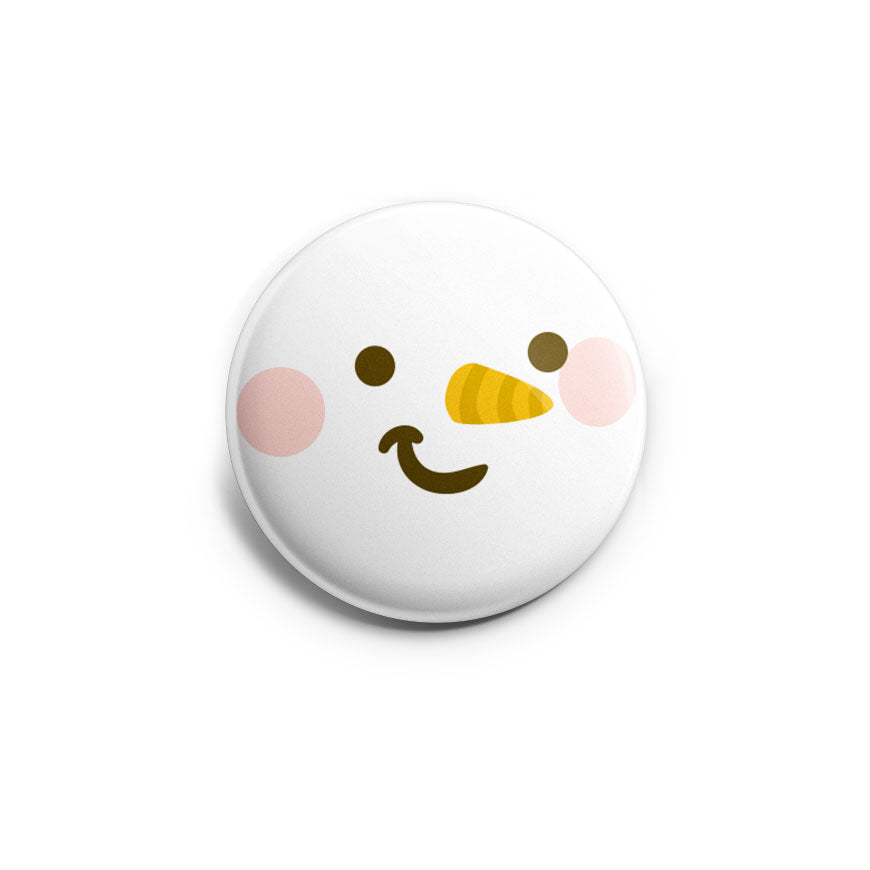 Smirky Snowman Face Topper - Classic Shine - Topperswap