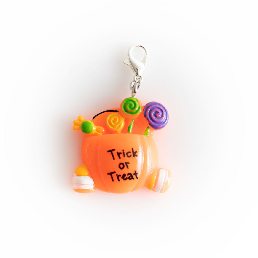Trick-or-Treat Charm Badge Reel Add-on - - Topperswap