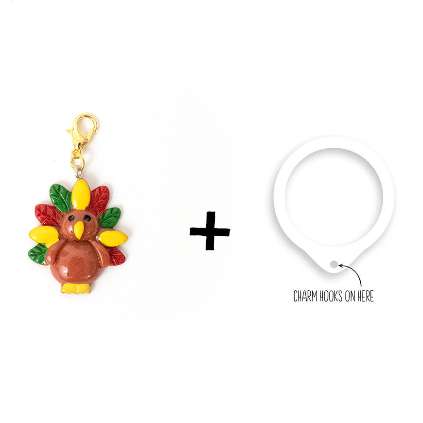 Turkey Charm + Charm Swapper Frame - - Topperswap