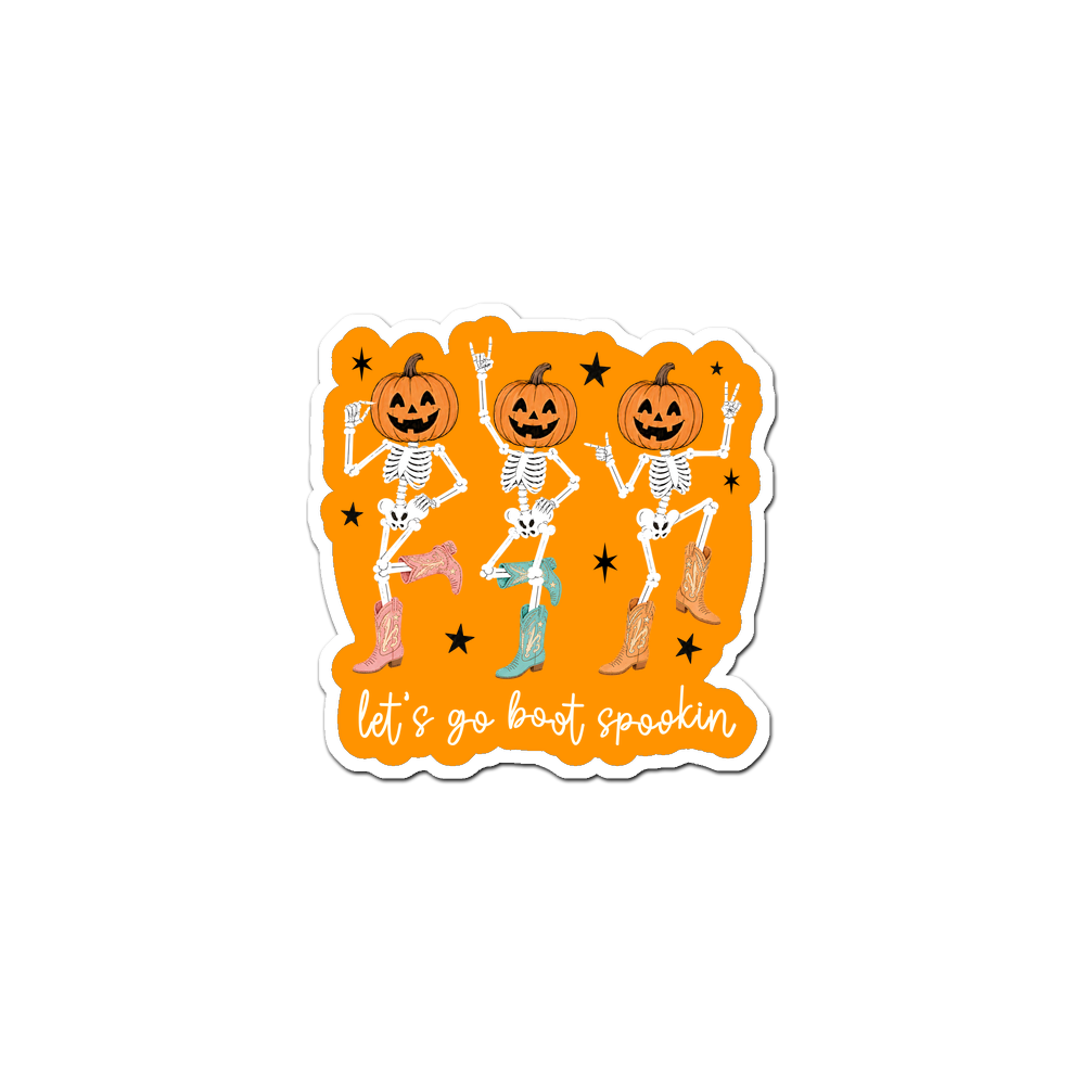 Boot Spookin' Boss Sticker