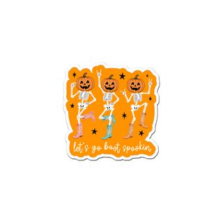Let's Go Boot Spookin' Sticker