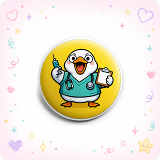 Silly Goose in Scrubs Topper