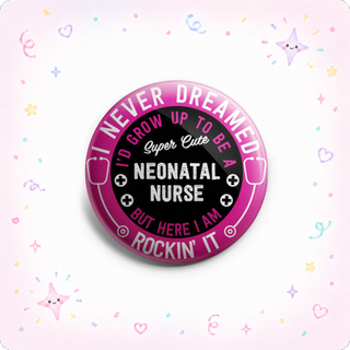 Super Cute Neonatal Nurse Topper
