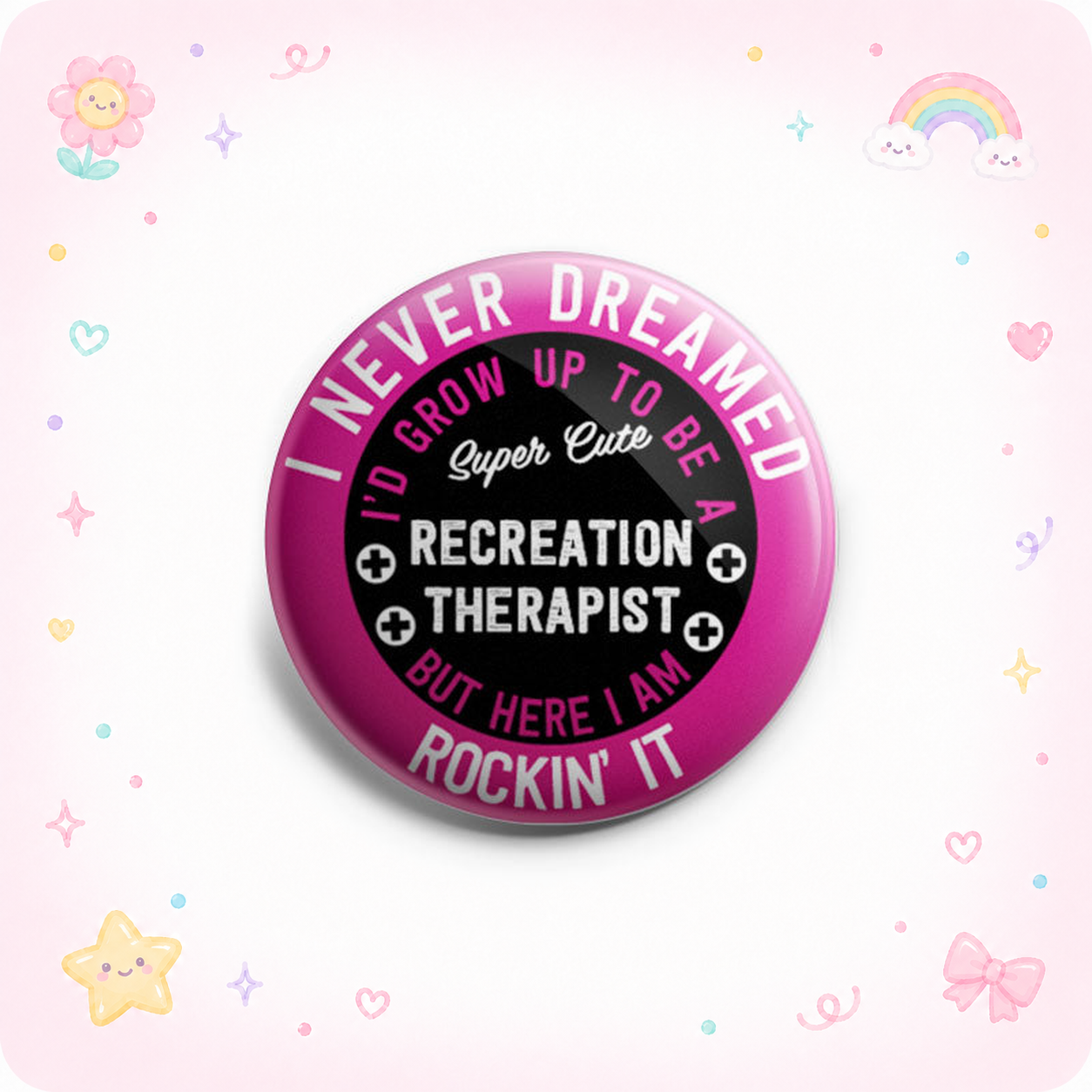 Super Cute Recreational Therapist Topper - - Topperswap