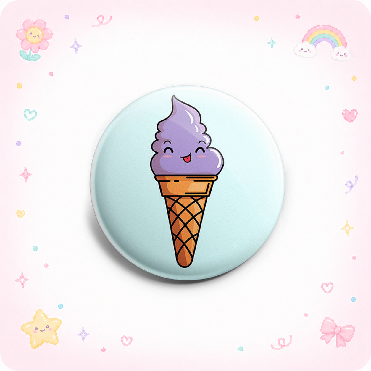 Happy Ice Cream Topper - - Topperswap
