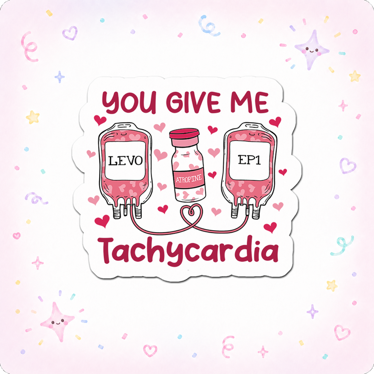Heartbeat Hero Mode Sticker - - Topperswap