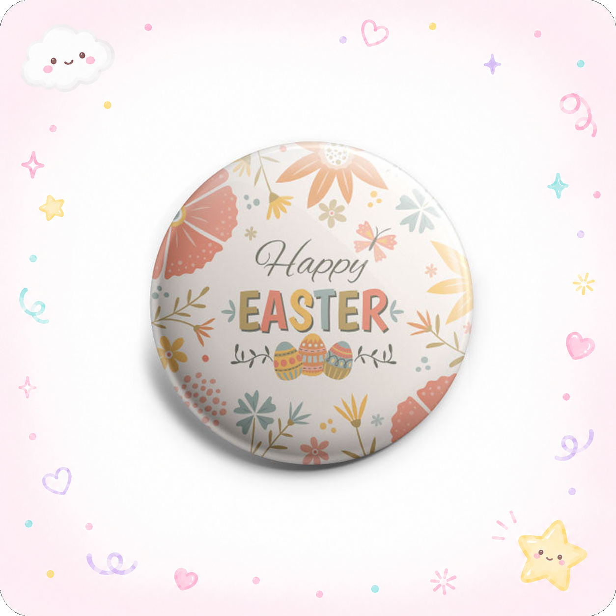 Cute Happy Easter Topper - Vault - - Topperswap