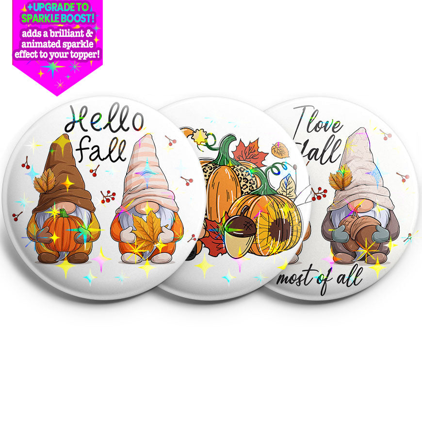 Cozy Fall Gnomes 3-Pack (Save 5%) -  - Topperswap