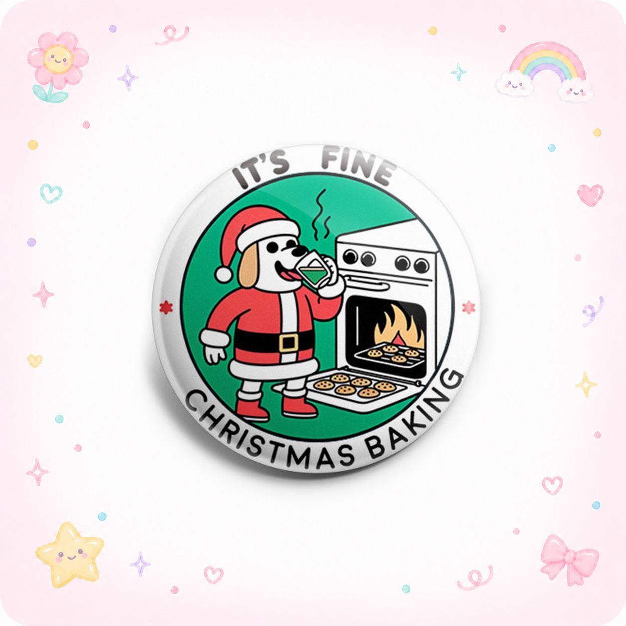 Festive 'It's Fine' Topper - - Topperswap