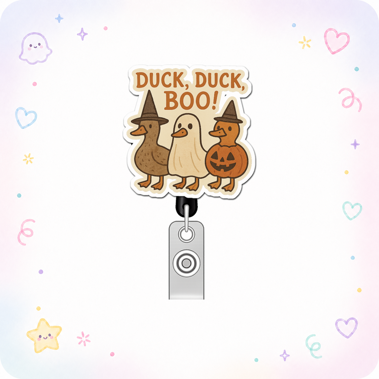 Quack-tastic Trailblazer Pop Topper Swapfinity Retractable ID Badge Reel - - Topperswap