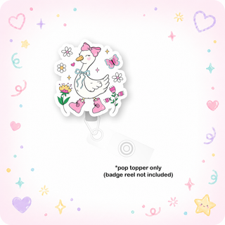 Spring Stroll Goose Pop Topper