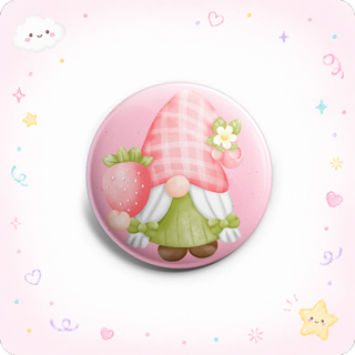 Strawberry Springtime Gnome Topper